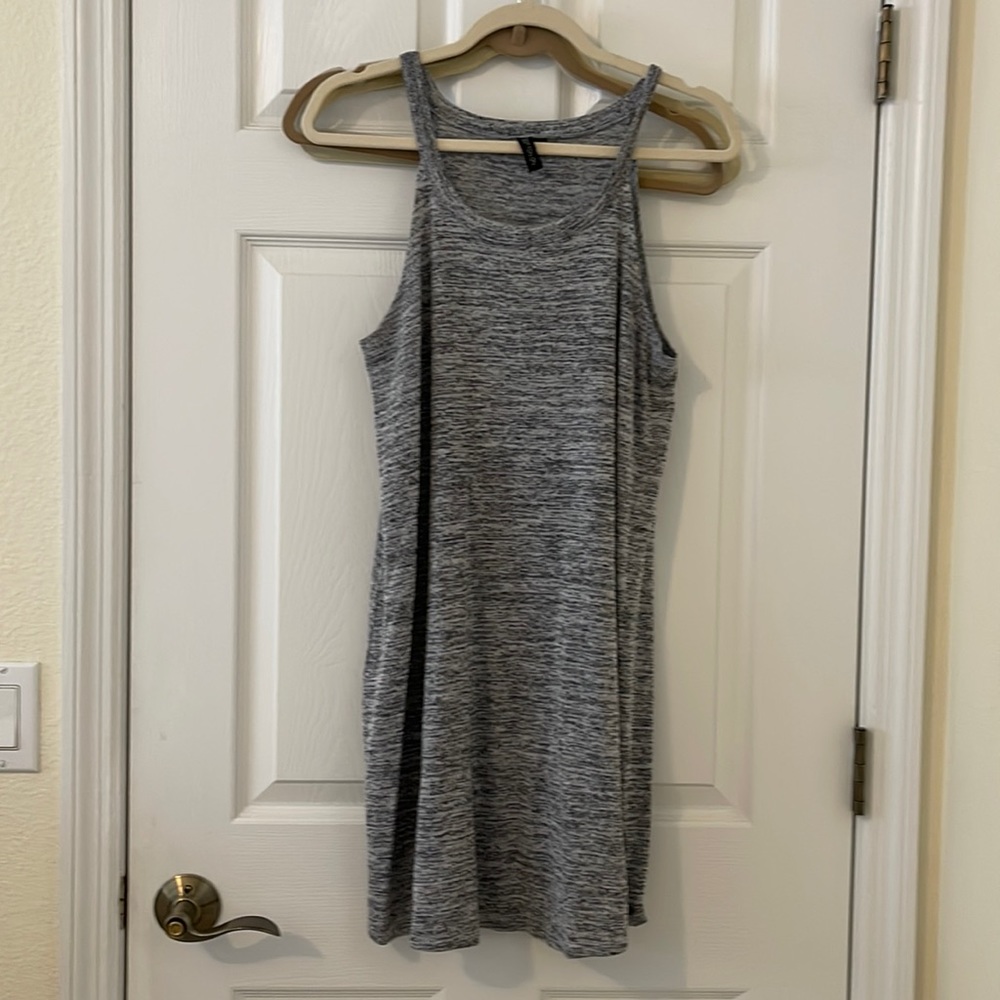 Cotton On medium heather gray knit mini dress size M